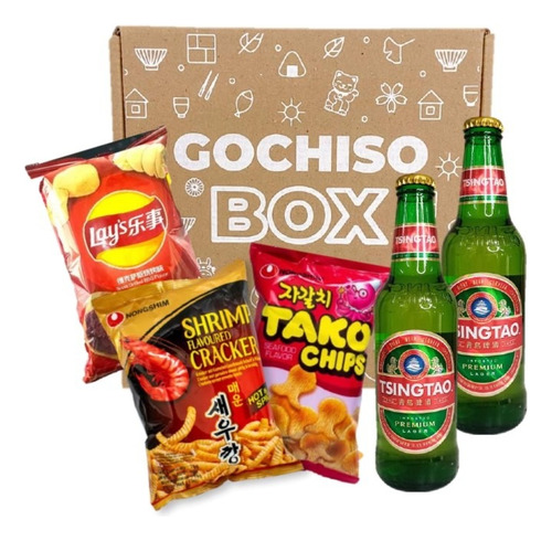 Combo Box Coreano Snacks + Cerveza