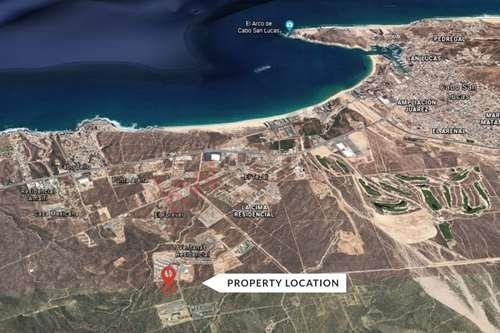 Imagen 4 de 12 de Terreno Para Desarrollar En El Tezal De Cabo San Lucas Con Vista Al Mar Y La Bahía