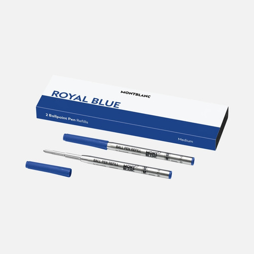 Recambio Bolígrafo Montblanc Royal Blue Azul M X2
