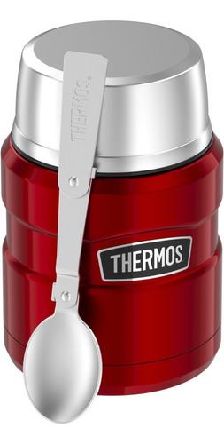 Termo Comida  King Acero Inox 470 Ml Rojo - Thermos