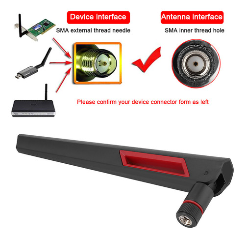 Para Antena De Roteador Sem Fio Asus 8dbi Com Interface