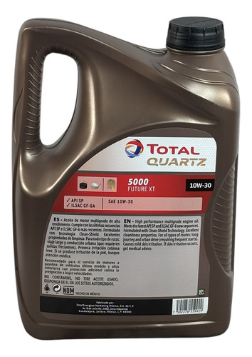 Aceite Total Quartz 10w-30