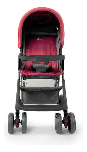 Carriola Para Bebe Ultra Plegable Con Charola,6 A 24 Meses Color Rosa Color del chasis Gris