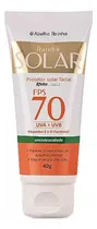 Comprar Protetor Solar Facial Antioleosidade Fps 70 - Abelha Rainha