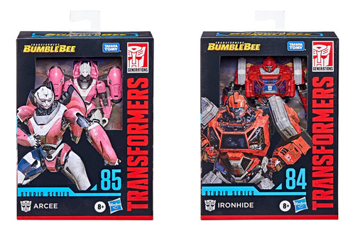 Transformers Studio Series Ironhide And Arcee Kids Toy Actio