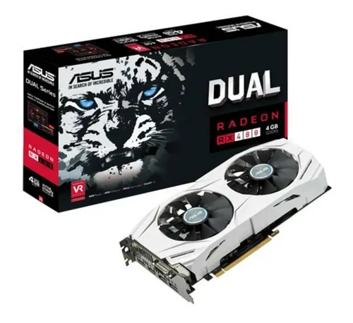 Placa de video AMD Asus Dual Radeon RX 400 Series RX 480 DUAL