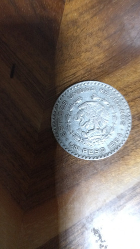 Moneda De Colección De Un Peso Morelos Con Error 1964 (Usado)