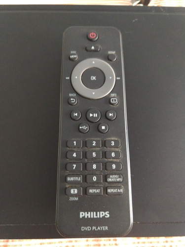 Dvd Philips Dvp 3320 Usb Para Repuestos Con Control Remoto