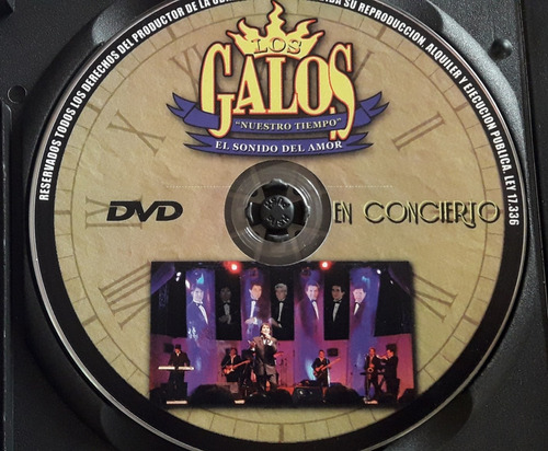 Los Galos En Concierto Dvd Original (sin Caratula)