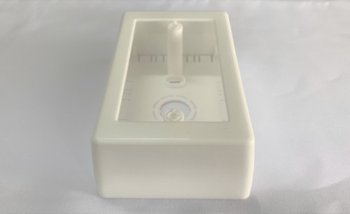 Caja Sobrepuesta De Plastico Color Blanca Para Faceplates