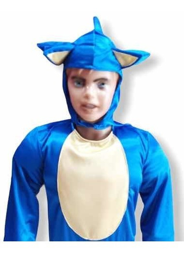 Disfraz Sonic Para Niño Excelente Calidad.