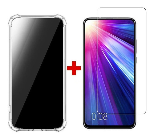 Imagen 2 de 7 de Kit Carcasa + Lamina De Vidrio Para Samsung A03 Core