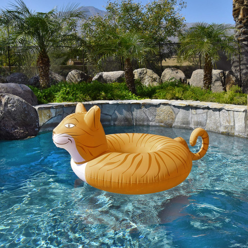 Balsa Inflable Para Adultos Y Niños Estilo Meowzers Gato