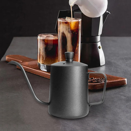 Vierta Sobre La Tetera De Café, Tetera Con Cuello De Cisne,