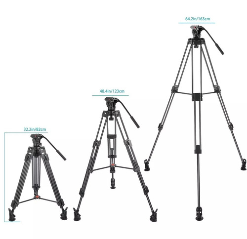 Imagen 2 de 3 de Tripode Neewer Para Camaras De 64 Pulgadas Profesional.