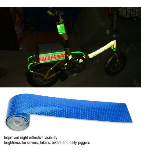 5cmx3m Adesivos De Bicicleta Fita Refletiva Adesivo Noite Cy