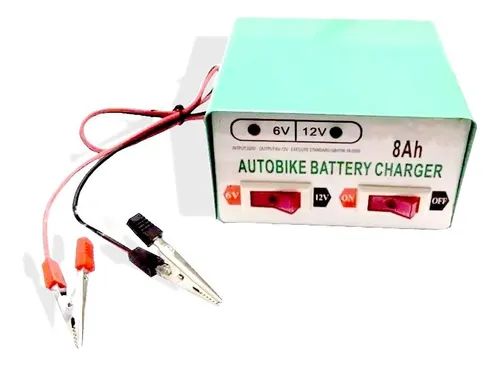 Cargador De Bateria Para Autos Y Motos 12v Y 6v
