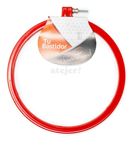 Bastidor Plástico Para Bordar Almendra Con Tornillo 18cm 