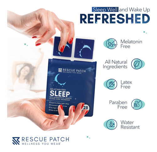 Parches Para Dormir Sleep Patches Rescue Patch Para Adultos