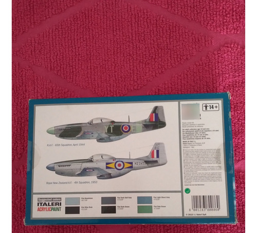 Maqueta Para Armar Avion F-51d Mustang 1/72