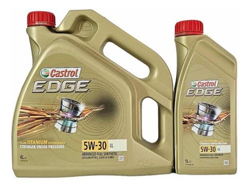 Aceite Castrol Edge 5w 30 Ll Auto Lubricante Sintetico - 5l