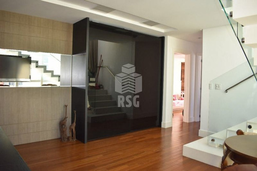 Imagem 2 de 20 de Cobertura Duplex , Mobiliado, 3 Suítes, Piscina, 4 Vagas De Garagem, Vista Para O Mar. Porto Di Capri - 374