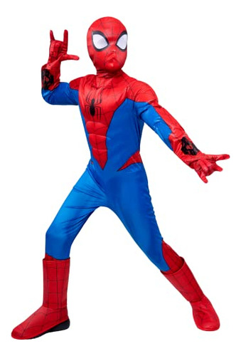 Disfraz Juvenil De Lujo De Jazwares Spider-man De 1j96j