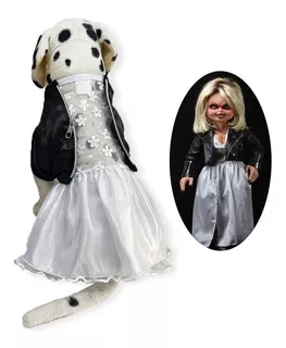 Disfraz De Tiffany (novia De Chucky) Talla 3 Para Mascotas