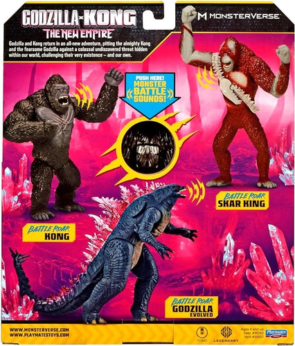 Godzilla X Kong - Kong 7 Pulgadas Con Sonido