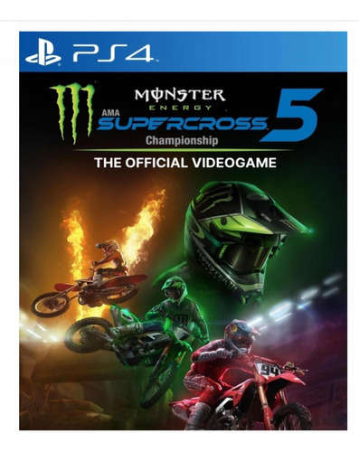 Monster Energy Supercross 5 Ps4 Nuevo Sellado Juego Físico**