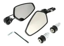 Comprar Espejos Cafe Racer Moto Punteras 2 Posiciones Aluminio 