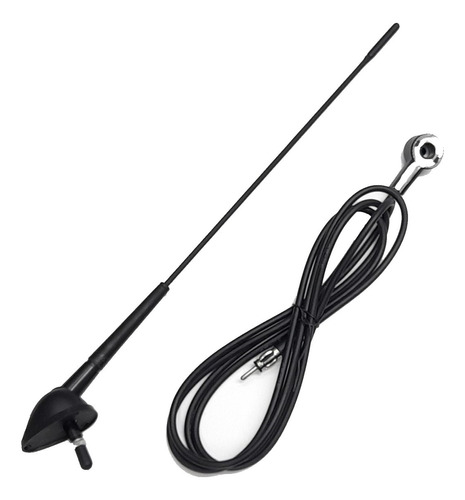 Antena De Techo Para Auto Universal 38 Cm+ Alargue 2,75cm