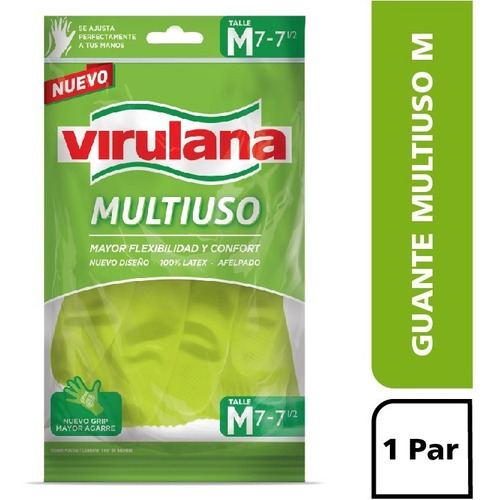 Guantes Multiuso  Mediano 7 1/2  -  Virulana