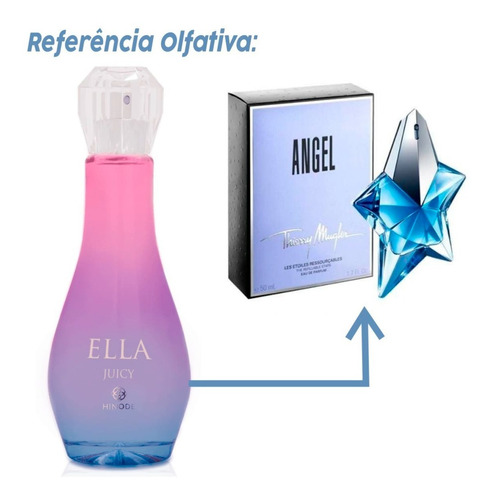 Imagem 4 de 10 de Perfume Ella Juicy + Brinde Luva Silicone 100g