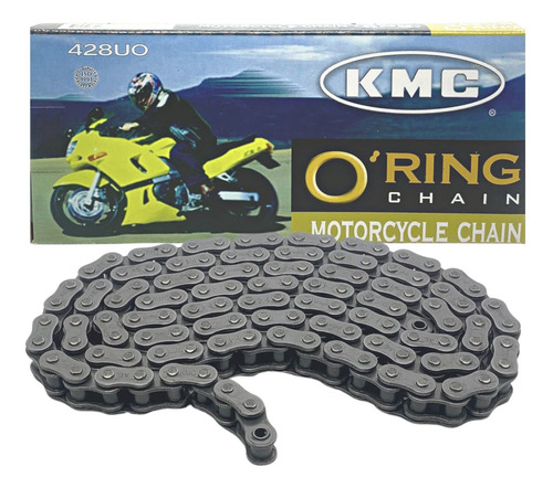  Corrente Moto Nxr Bros 125 428uo X 132l Kmc C Retento