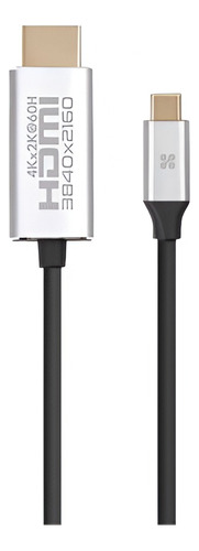 Cable Hdmi A Usb-c 4k Promate Hdlink-60h.grey 1.8 Metros