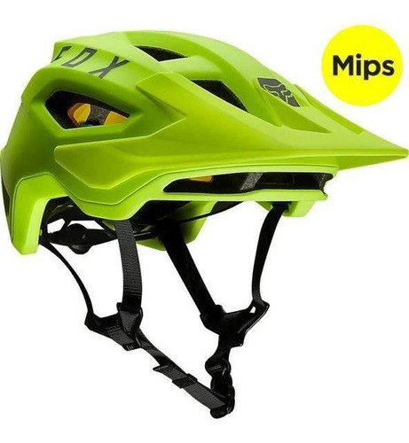 Casco Bicicleta Speedframe Mips Amarillo Fox