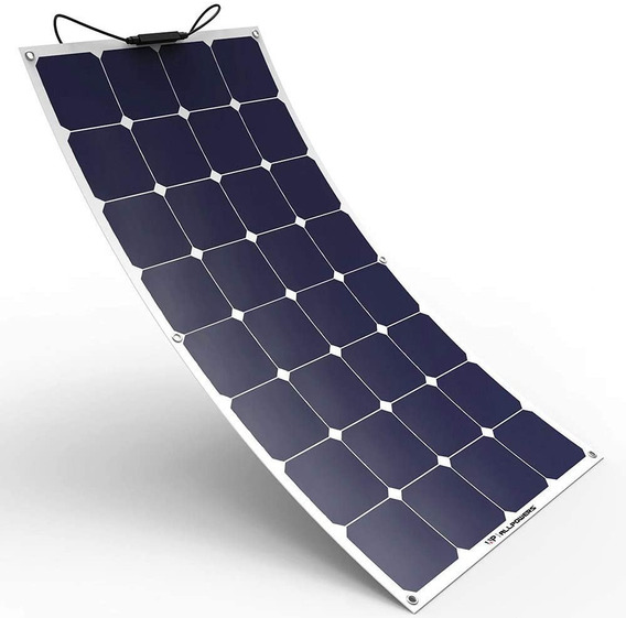 Panel solar 100W para carga bater/ías 12V M/ódulo solar monocristalino Energ/ía solar Generador energ/ía