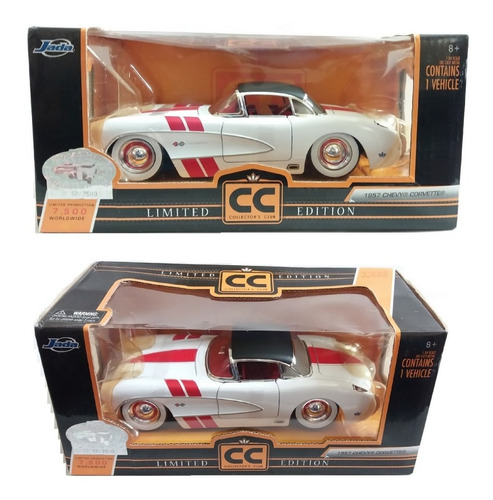 Chevy Corvette 1957 Cc Colector's Club Edition Jada 1/24