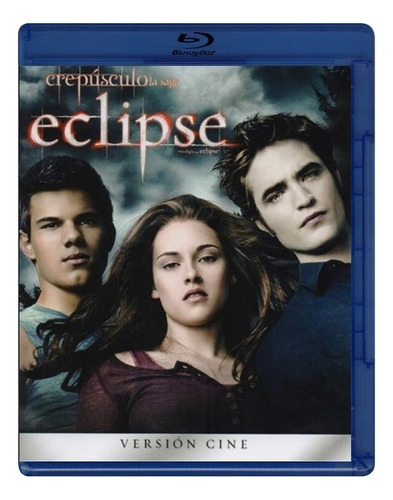 Crepusculo & Luna Nueva & Eclipse 3 Peliculas Blu-ray