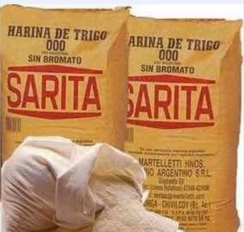 Harina Sarita 000 - Bolsa De 25 Kg Oferta Trigo