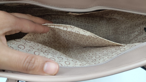 Bolsa Tote Guess Tote Quilted Color Rosa Claro