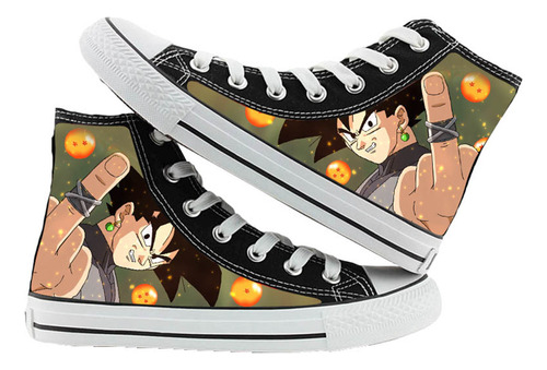 Zapatillas De Lona Estampadas Anime Siete Dragon Ball