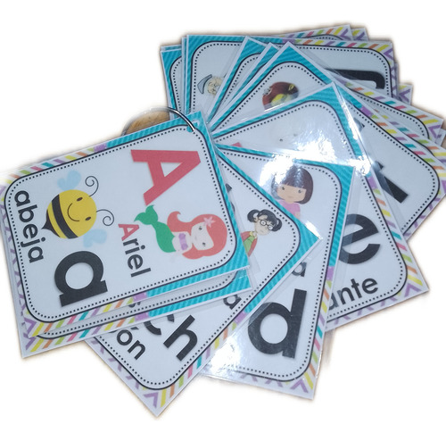Abecedarios Didáctico Plastificados A4