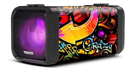 Parlante Portátil Adventure 5 Novik Bluetooth Usb Led + Mic