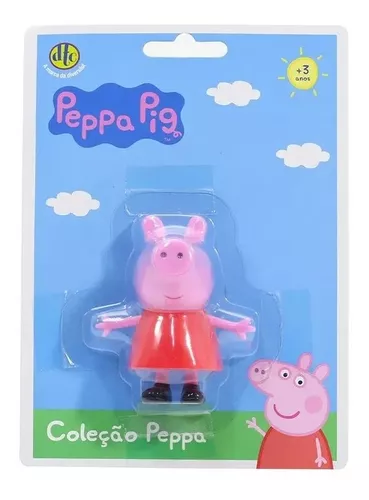 Casinha Da Peppa Pig Com Jardim Brinquedo Com Bonecos - Dtc