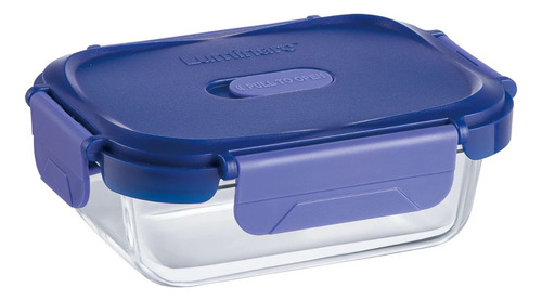Contenedor De Vidrio Hermético Rectangular 1520ml Luminarc