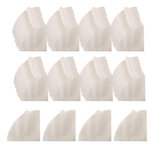 100 Piezas Filtros De Cono Filtros De Repuesto Coladores V01