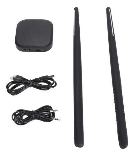 Conjunto Elétrico Air Drum Sticks Com Sensor De Movimento De
