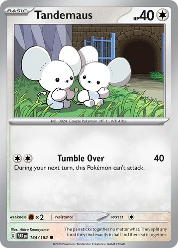Tandemaus 154/182 Pokemon Card Paradox Rift Scarlet & Violet
